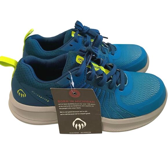 Wolverine Womens Bolt Durashock Blue Work Safety Slip Resistant Shoes Size 7.5 W - Picture 1 of 10